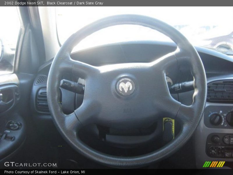 Black Clearcoat / Dark Slate Gray 2002 Dodge Neon SXT