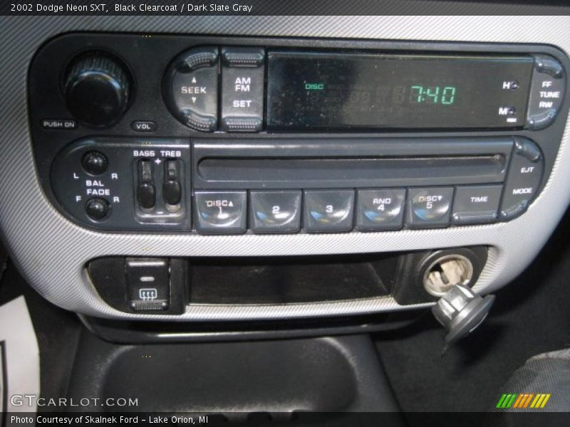 Black Clearcoat / Dark Slate Gray 2002 Dodge Neon SXT