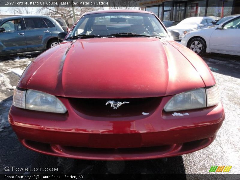 Laser Red Metallic / Saddle 1997 Ford Mustang GT Coupe