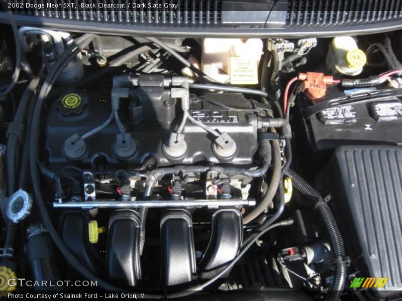 Black Clearcoat / Dark Slate Gray 2002 Dodge Neon SXT