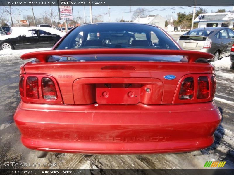 Laser Red Metallic / Saddle 1997 Ford Mustang GT Coupe