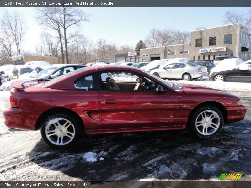 Laser Red Metallic / Saddle 1997 Ford Mustang GT Coupe