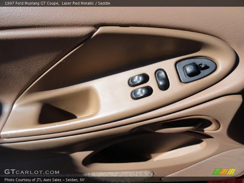 Laser Red Metallic / Saddle 1997 Ford Mustang GT Coupe