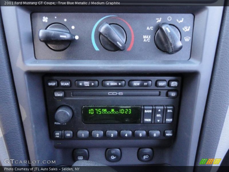 True Blue Metallic / Medium Graphite 2001 Ford Mustang GT Coupe
