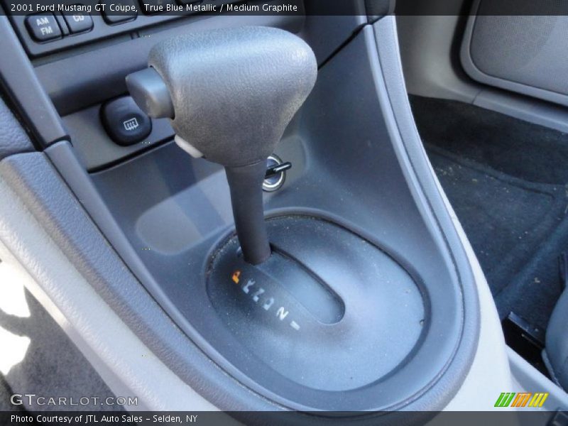True Blue Metallic / Medium Graphite 2001 Ford Mustang GT Coupe