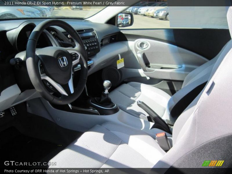 Gray Fabric Interior - 2011 CR-Z EX Sport Hybrid 