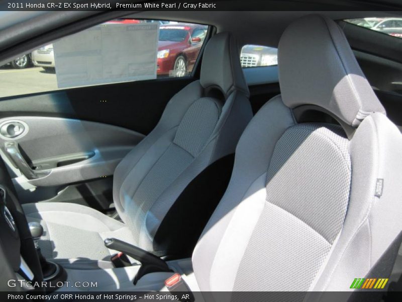  2011 CR-Z EX Sport Hybrid Gray Fabric Interior