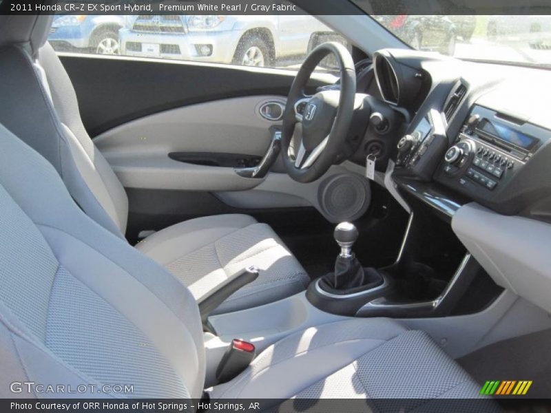  2011 CR-Z EX Sport Hybrid Gray Fabric Interior