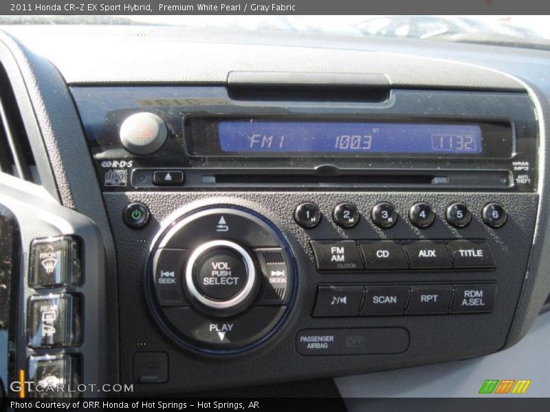 Controls of 2011 CR-Z EX Sport Hybrid