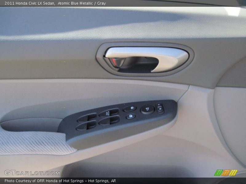 Atomic Blue Metallic / Gray 2011 Honda Civic LX Sedan