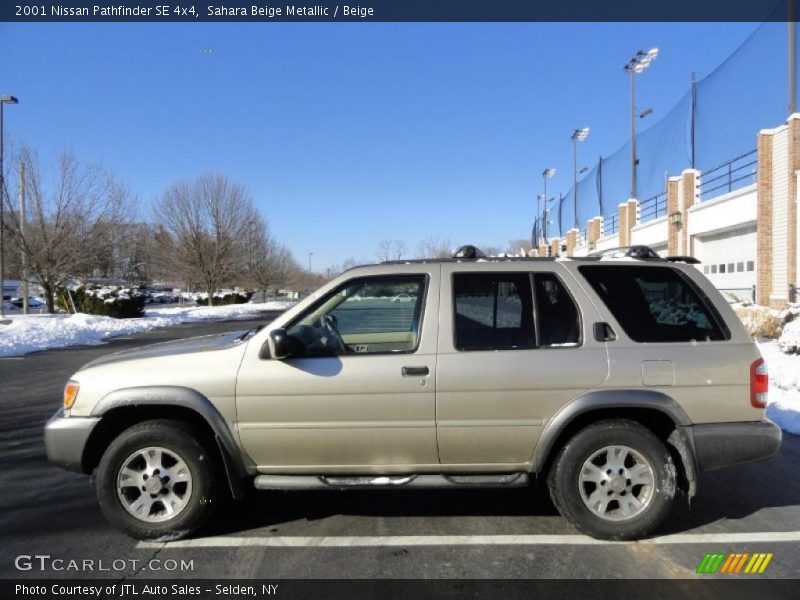 Sahara Beige Metallic / Beige 2001 Nissan Pathfinder SE 4x4