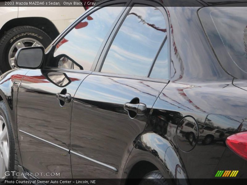 Onyx Black / Gray 2003 Mazda MAZDA6 s Sedan