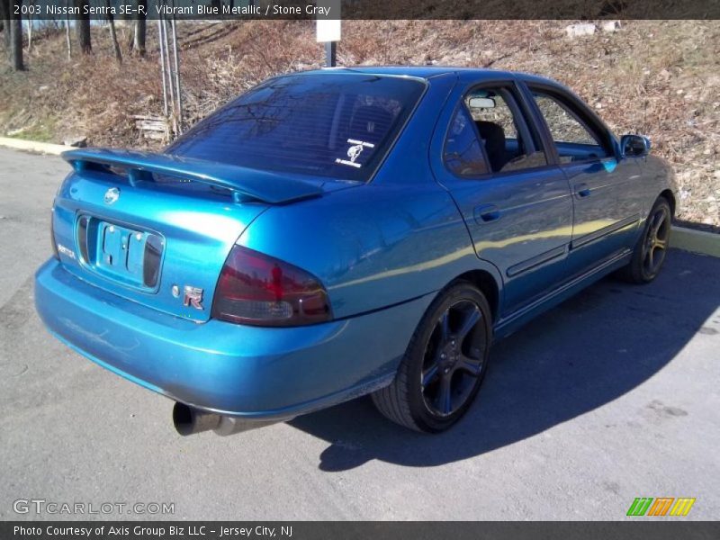 Vibrant Blue Metallic / Stone Gray 2003 Nissan Sentra SE-R