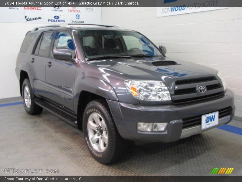 Galactic Gray Mica / Dark Charcoal 2004 Toyota 4Runner Sport Edition 4x4