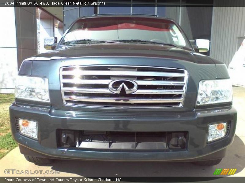 Jade Green Metallic / Graphite 2004 Infiniti QX 56 4WD