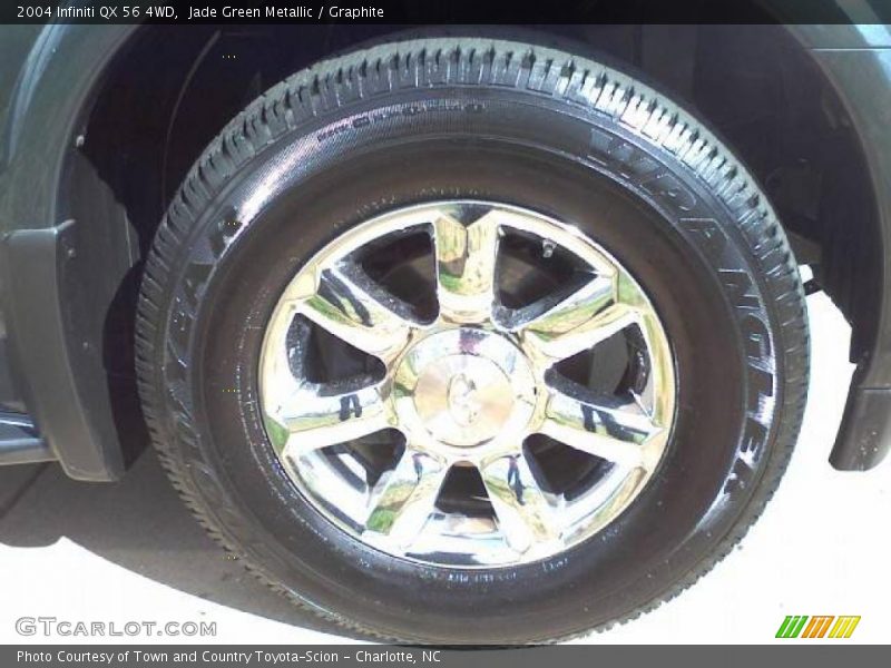Jade Green Metallic / Graphite 2004 Infiniti QX 56 4WD