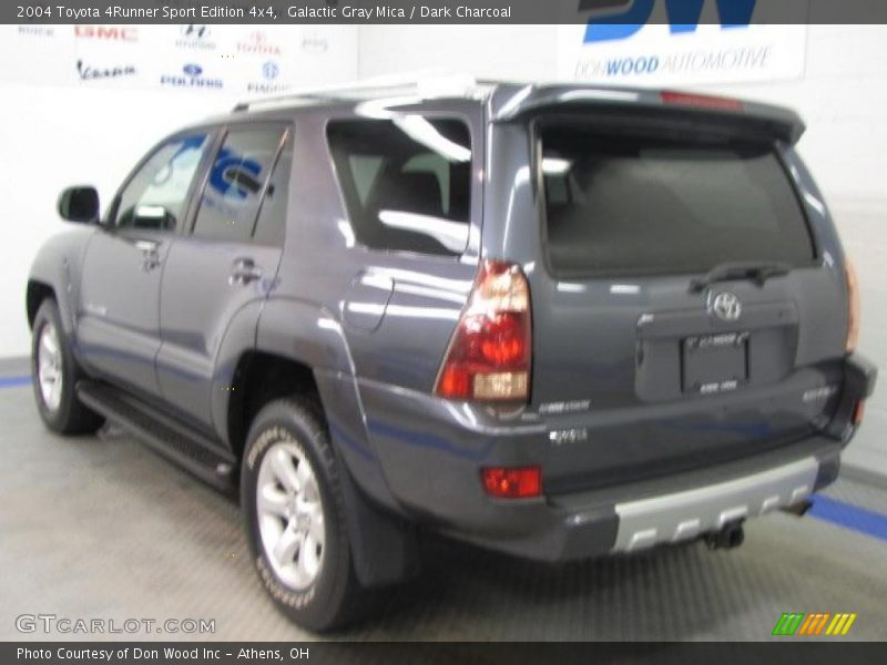 Galactic Gray Mica / Dark Charcoal 2004 Toyota 4Runner Sport Edition 4x4