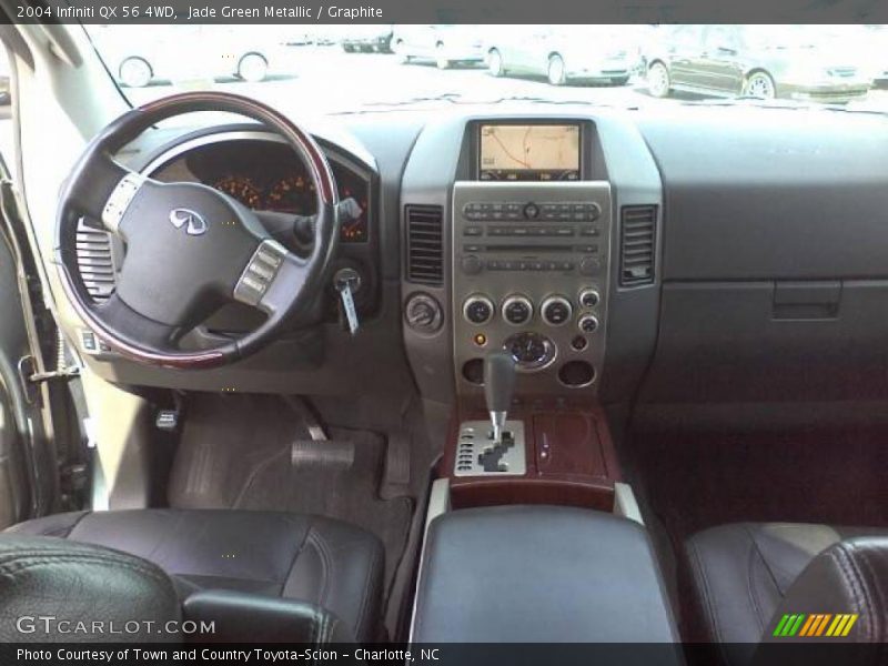 Jade Green Metallic / Graphite 2004 Infiniti QX 56 4WD