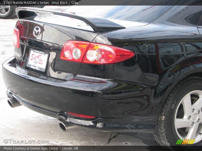 Onyx Black / Gray 2003 Mazda MAZDA6 s Sedan