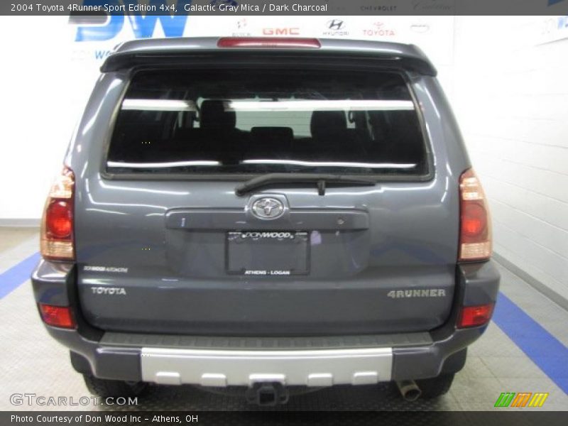 Galactic Gray Mica / Dark Charcoal 2004 Toyota 4Runner Sport Edition 4x4