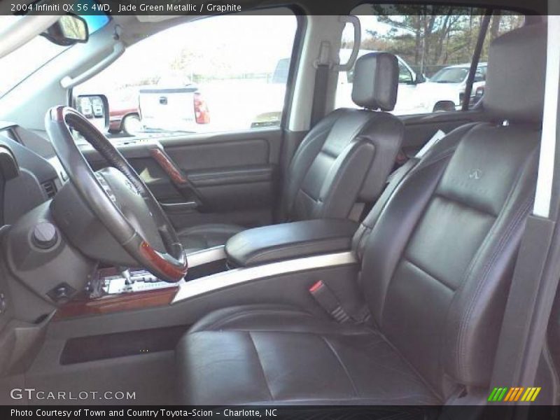 Jade Green Metallic / Graphite 2004 Infiniti QX 56 4WD