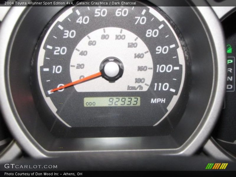Galactic Gray Mica / Dark Charcoal 2004 Toyota 4Runner Sport Edition 4x4