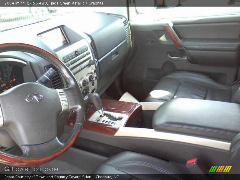 Jade Green Metallic / Graphite 2004 Infiniti QX 56 4WD