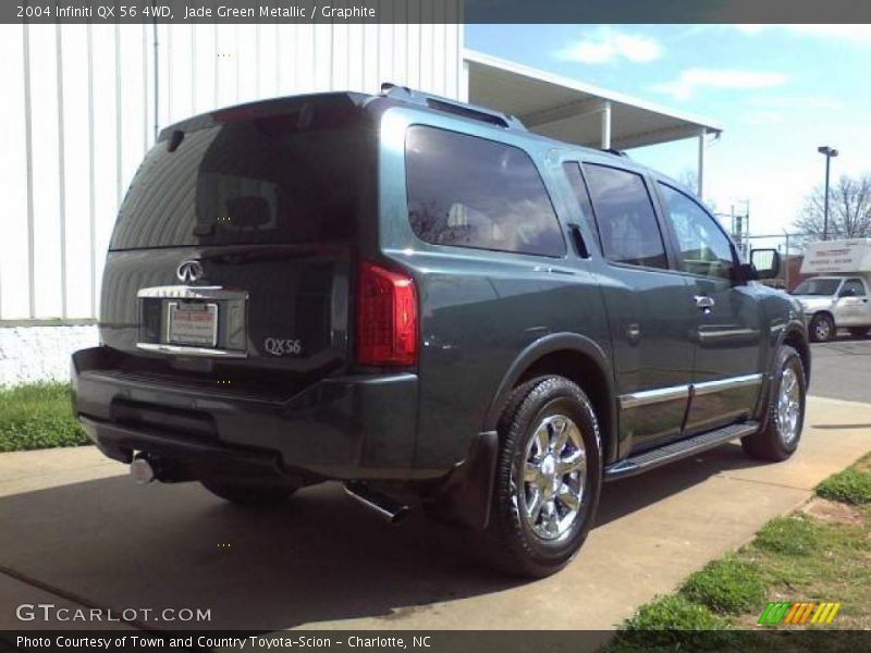 Jade Green Metallic / Graphite 2004 Infiniti QX 56 4WD