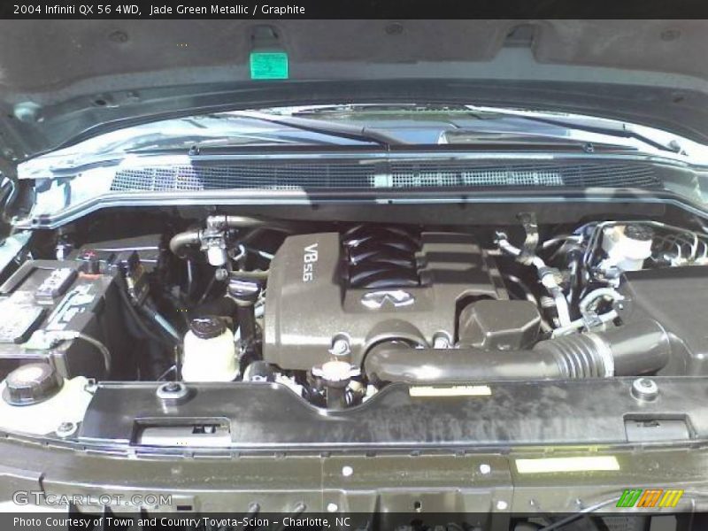Jade Green Metallic / Graphite 2004 Infiniti QX 56 4WD
