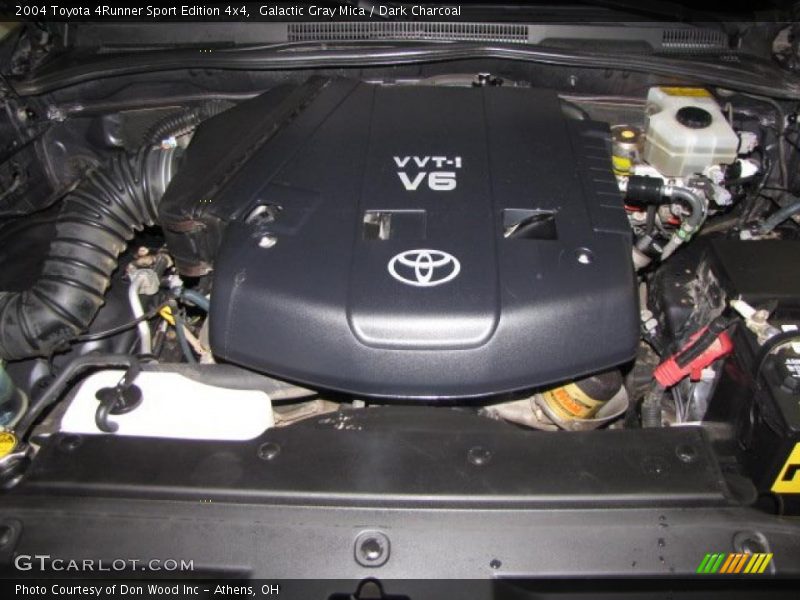 Galactic Gray Mica / Dark Charcoal 2004 Toyota 4Runner Sport Edition 4x4