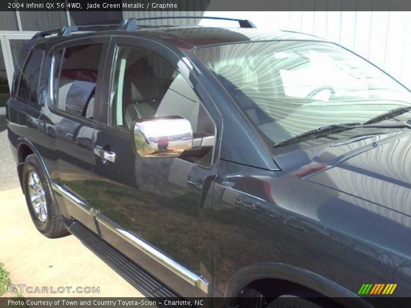 Jade Green Metallic / Graphite 2004 Infiniti QX 56 4WD