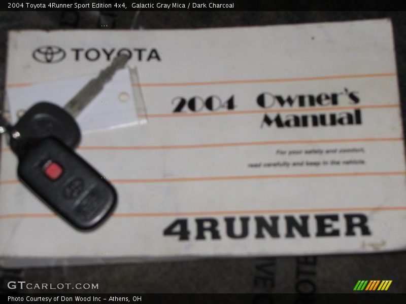 Galactic Gray Mica / Dark Charcoal 2004 Toyota 4Runner Sport Edition 4x4
