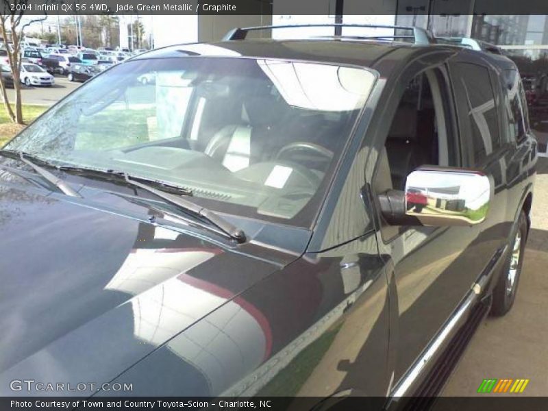 Jade Green Metallic / Graphite 2004 Infiniti QX 56 4WD