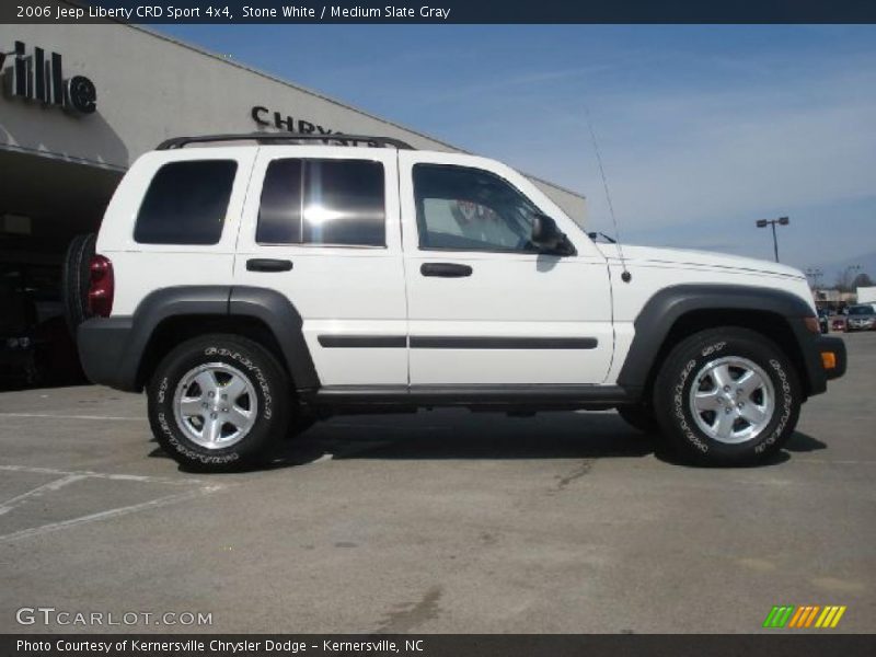 Stone White / Medium Slate Gray 2006 Jeep Liberty CRD Sport 4x4