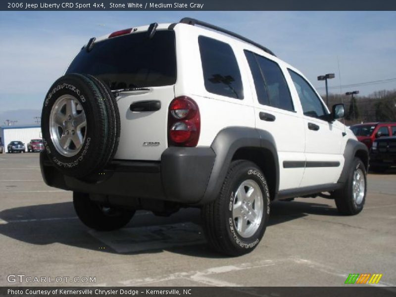 Stone White / Medium Slate Gray 2006 Jeep Liberty CRD Sport 4x4