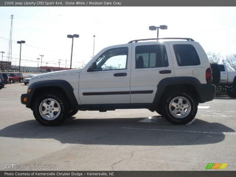 Stone White / Medium Slate Gray 2006 Jeep Liberty CRD Sport 4x4