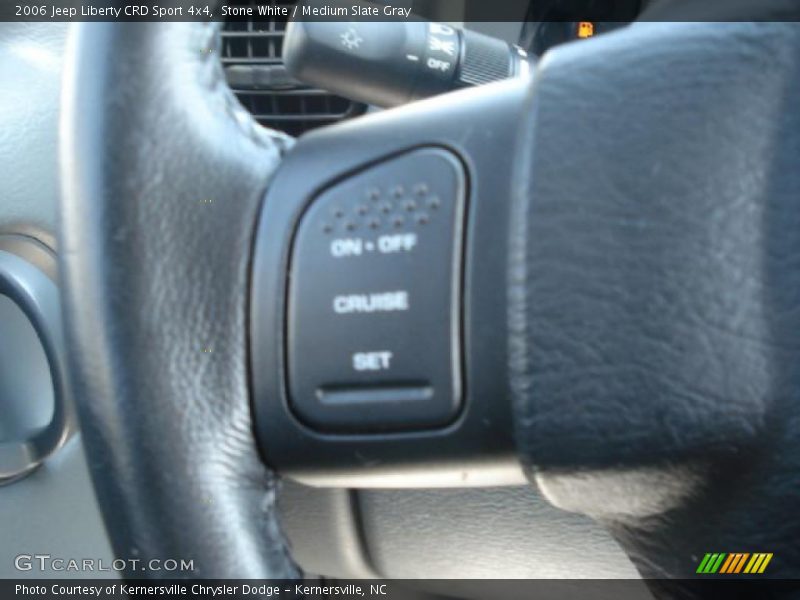 Stone White / Medium Slate Gray 2006 Jeep Liberty CRD Sport 4x4