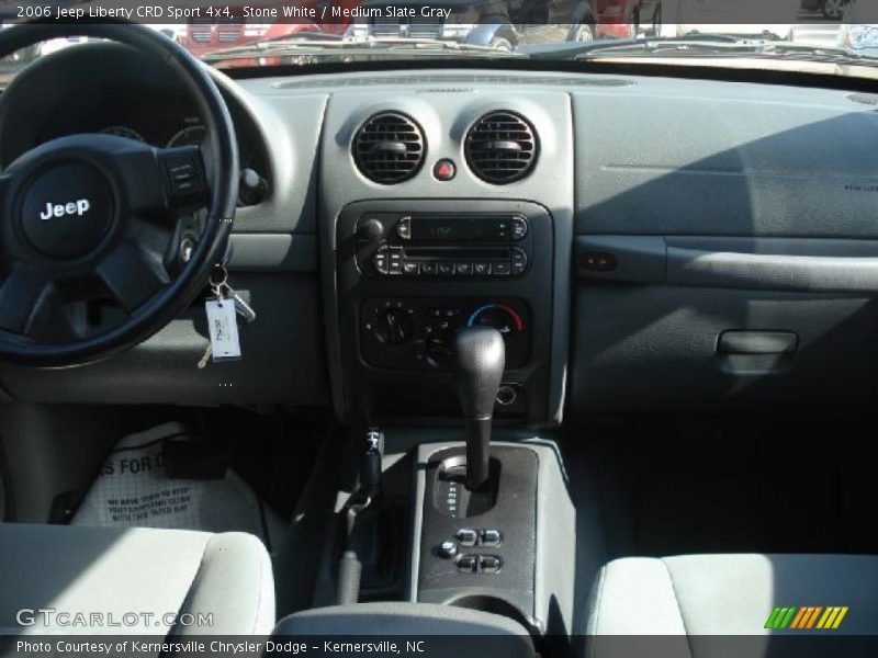 Stone White / Medium Slate Gray 2006 Jeep Liberty CRD Sport 4x4