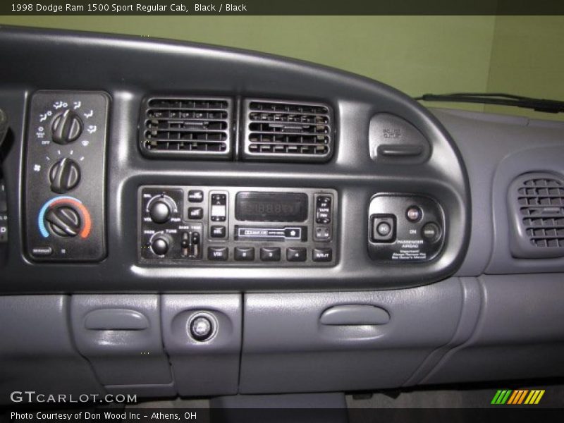 Black / Black 1998 Dodge Ram 1500 Sport Regular Cab