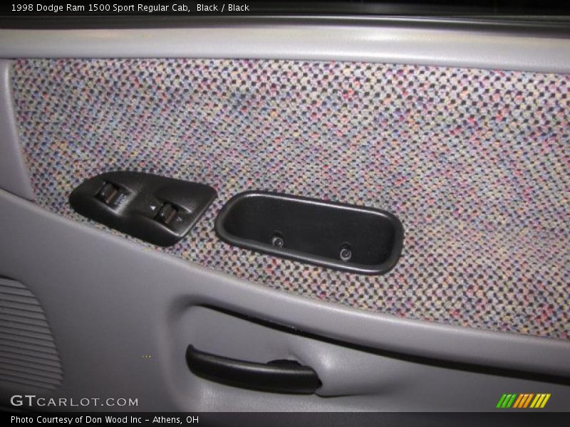 Black / Black 1998 Dodge Ram 1500 Sport Regular Cab