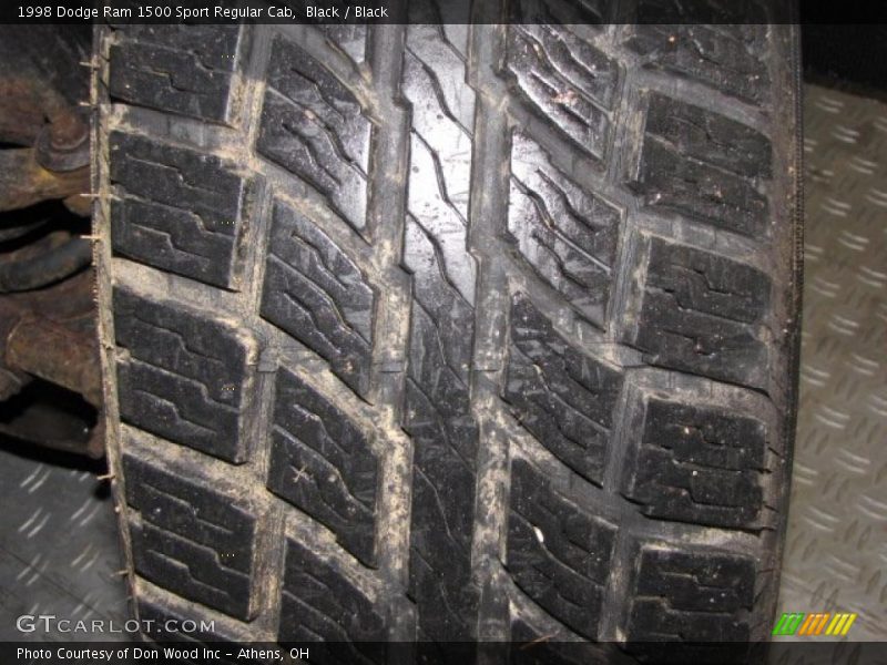 Black / Black 1998 Dodge Ram 1500 Sport Regular Cab