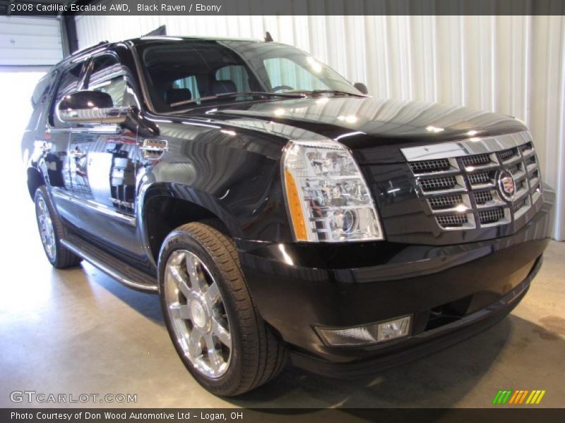 Black Raven / Ebony 2008 Cadillac Escalade AWD