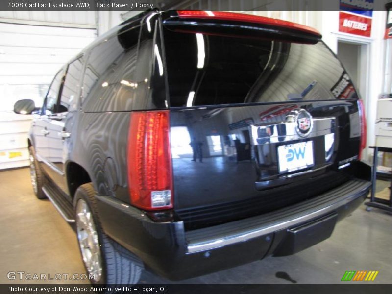 Black Raven / Ebony 2008 Cadillac Escalade AWD