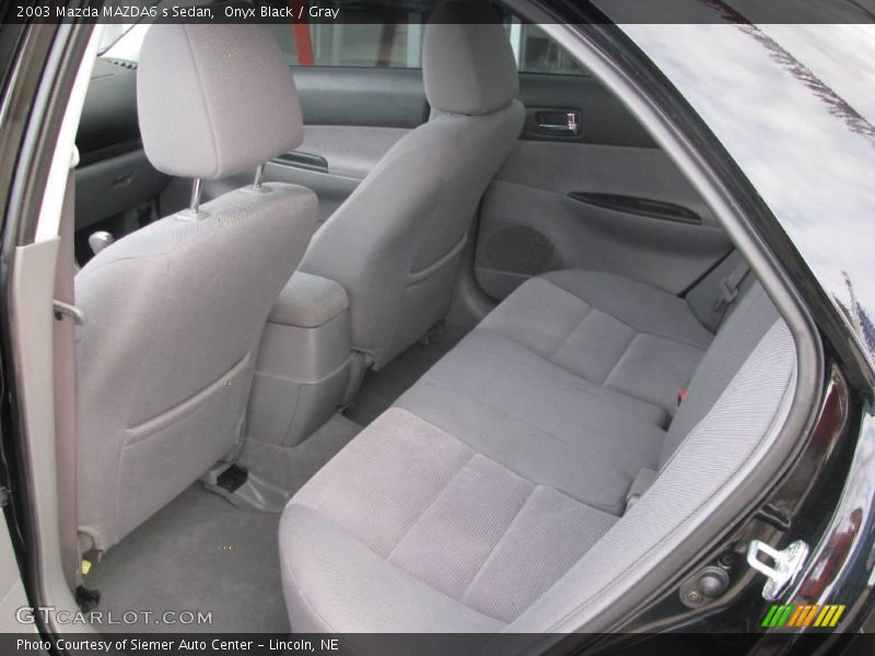 Onyx Black / Gray 2003 Mazda MAZDA6 s Sedan