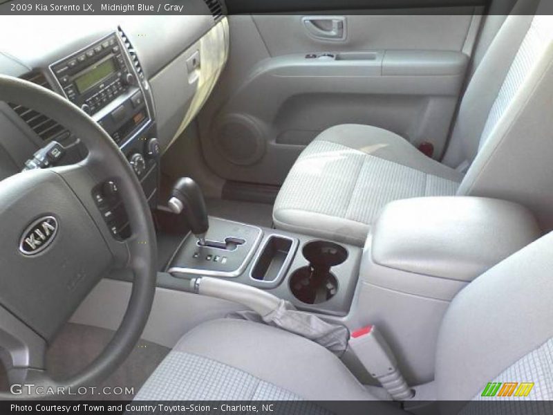Midnight Blue / Gray 2009 Kia Sorento LX