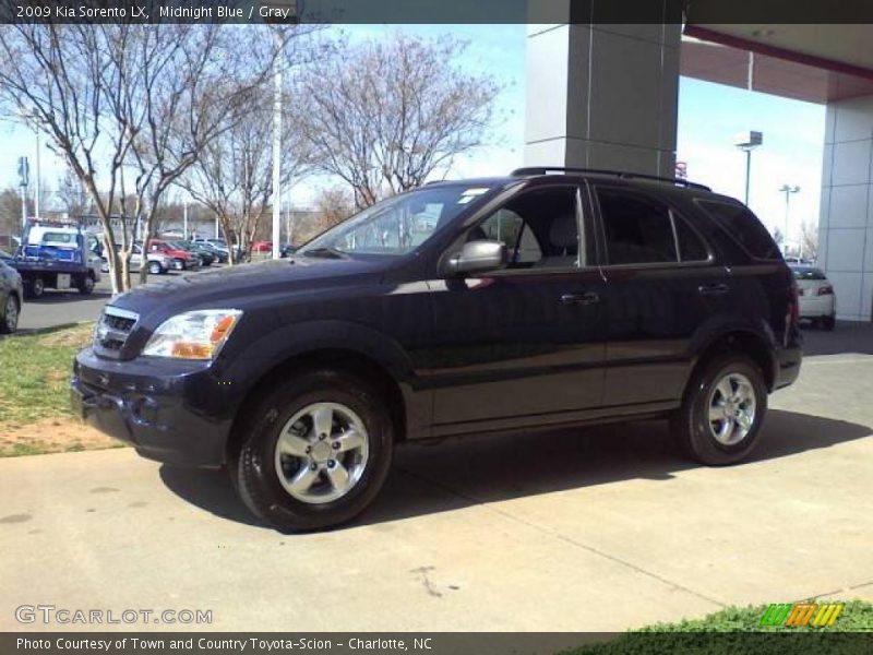 Midnight Blue / Gray 2009 Kia Sorento LX