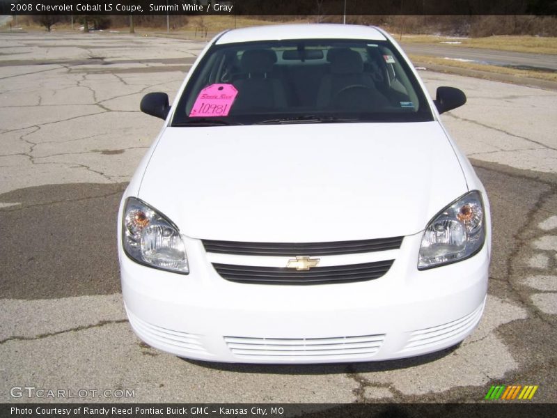 Summit White / Gray 2008 Chevrolet Cobalt LS Coupe