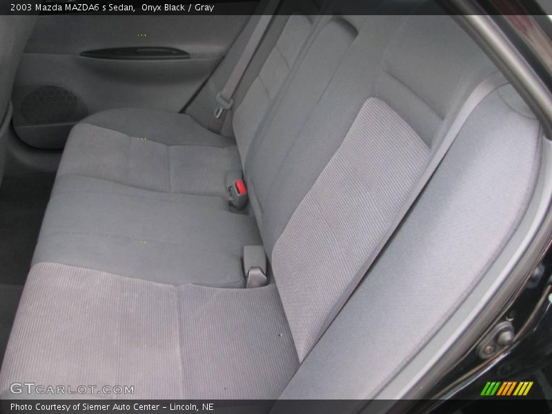 Onyx Black / Gray 2003 Mazda MAZDA6 s Sedan