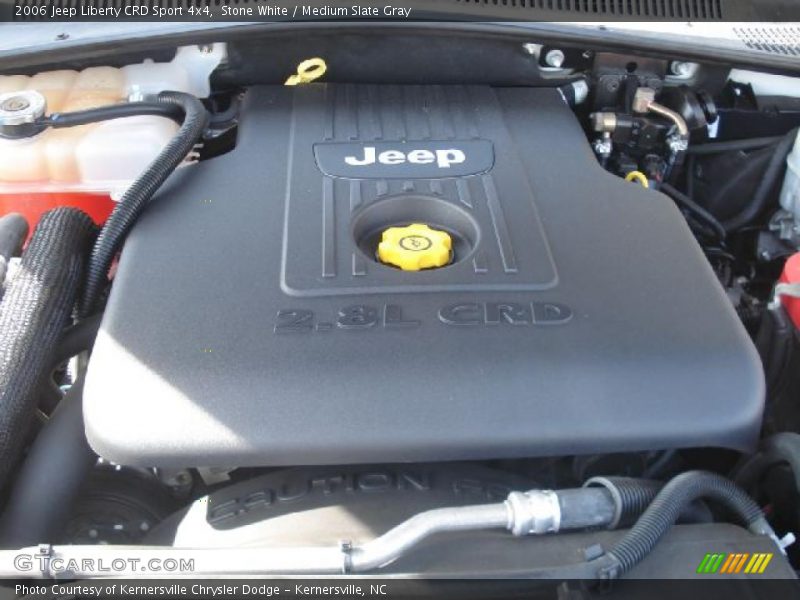 Stone White / Medium Slate Gray 2006 Jeep Liberty CRD Sport 4x4