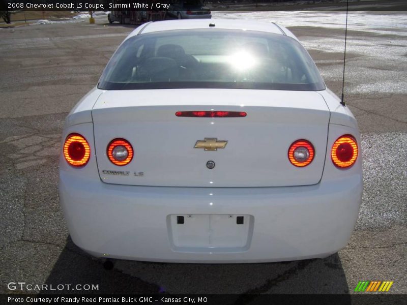 Summit White / Gray 2008 Chevrolet Cobalt LS Coupe